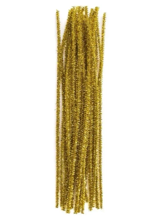 Druciki kreatywne 30cm złote 25szt - Dalprint dpCraft