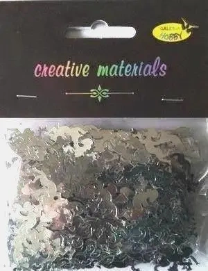 Elementy z folii aniołki srebrne 15g - Galeria Hobby