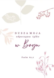 A Kartka składana - Dusza moja odpoczywa ST - Szaron
