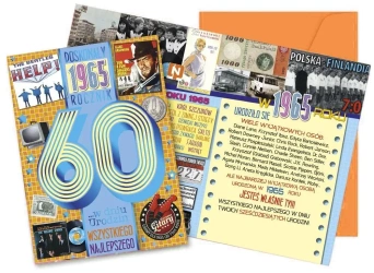 Karnet Urodziny 60 - Kukartka