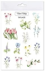 Tatuaże zmywalne Kwiaty - Mama Maluje