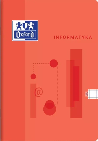 Zeszyt A5/60k kratka Informatyk Oxf Fol A 10