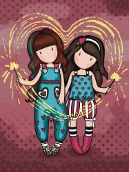 Malowanie po numerach - Fireworks Kids 30x40cm - Ideyka