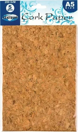 Papier korkowy A5 5szt 80313 - Centrum