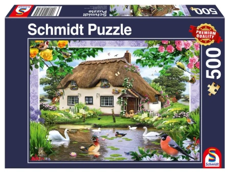 Puzzle 500 PQ Wiejski domek 110823 - Schmidt Puzzle