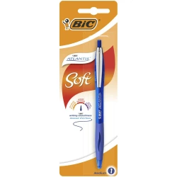 Długopis Atlantis Soft BIC niebieski blister 1szt