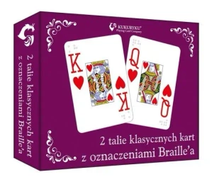 Karty klasyczne ze znakami Braille'a - Kukuryku