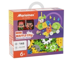 Klocki Mini Waffle City 148el Śmieciarka - Marioinex