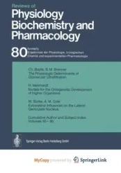 Reviews of Physiology, Biochemistry and Pharmacology - Adrian R. H.