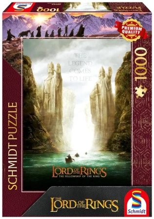 Puzzle PQ 1000 Władca Pierścieni: Drużyna pierś G3 - Schmidt