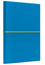 Notatnik B6 Fun S kratka niebieski/cytrynowy - Like U