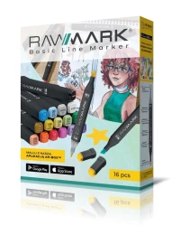 Markery Basic Line 16szt - Rawmark