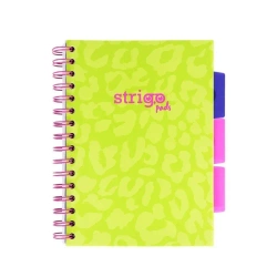 Kołozeszyt Pads A5/100K linia Neon zielony - Strigo