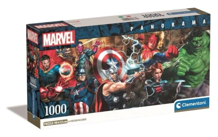 Puzzle 1000 Panorama The Avengers - Clementoni