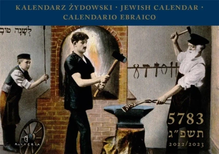 Kalendarz Żydowski Jewish Calendar 5783 2022/2023 (ścienny) - Opracowanie zbiorowe