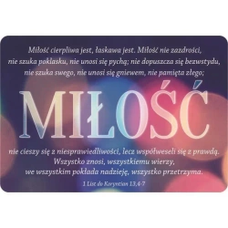 Magnes na lodówkę - Hymn o miłości ŚWIATŁA - Szaron
