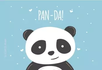Magnes na lodówkę - Pan da! - praca zbiorowa