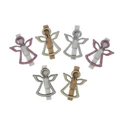 Klamerki z aniołkami 6szt - Arpex