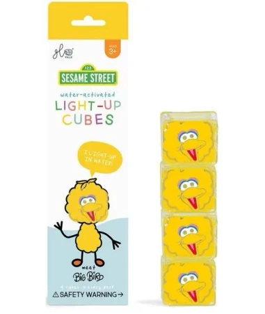 Kostki sensoryczne świecące w wodzie Wielki Ptak - Glo Pals