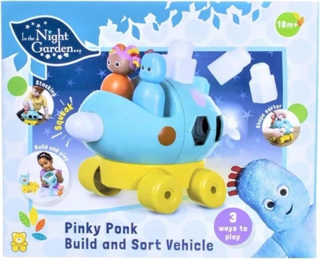 Dobranocy Ogród pojazd sorter Pinky Ponk - Pro Kids
