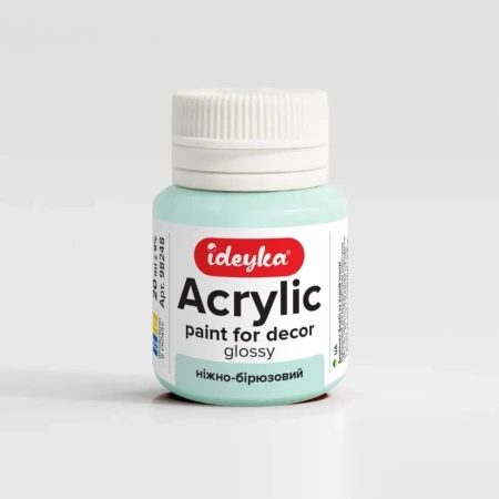Farba akrylowa Delikatny turkus 20ml - Ideyka