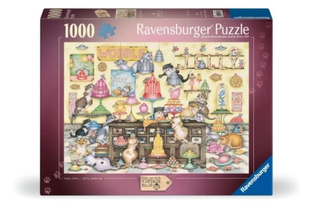 Puzzle 2D: Crazy cats żelki 1000el - Ravensburger