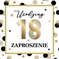 Zaproszenie Urodziny 10szt - Armin Style
