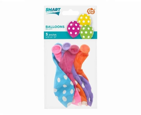 Balony Grochy 30cm 5szt - Godan