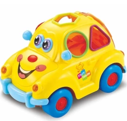 Zabawne auto z muzyką i światłem - Smily Play