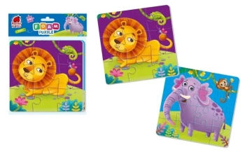 Piankowe puzzle 2w1. Zoo - Roter Kafer