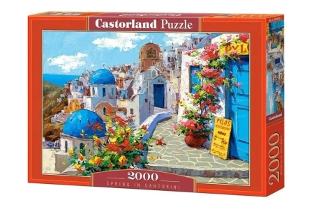 Puzzle 2000 Spring in Santorini CASTOR - Castorland