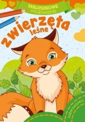 Maluszkowe malowanie. Zwierzęta leśne - praca zbiorowa