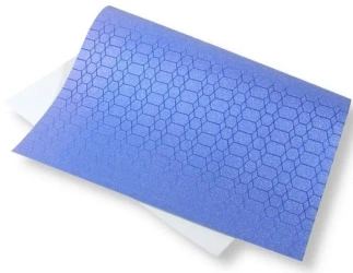 Papier ozdobny brokatowy 140g 40x60cm niebieski 5a - Polsirhurt