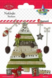 Naklejki 3D choinka - Titanum