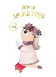 Karnet B6 Komunia - Dziewczynka - Henry