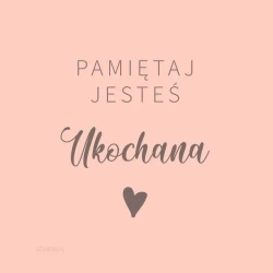 Podstawka korkowa - Pamiętaj jesteś ukochana - praca zbiorowa