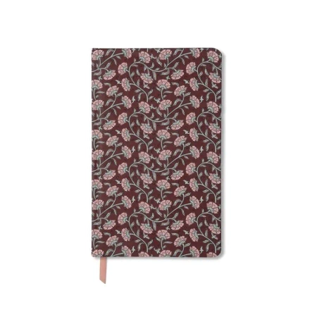 Notatnik Journal 128K linia Burgundy Vintage Flora - Designworks Ink