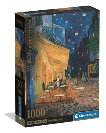 Puzzle 1000 Museum Van Gogh - Esterno Di Caffe - Clementoni