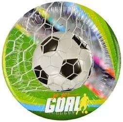 Talerze papierowe Gol! 18cm 8szt - Arpex