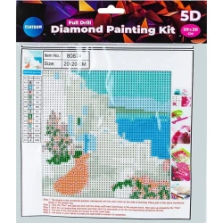 Diamentowa mozaika pełna - Cat&Lake 20x20 80874 - Centrum