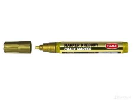 Marker kredowy 4,45 mm złoty TOMA