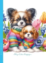 Notatnik 143x200 64K kratka Pieski - Fresh