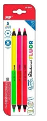 Kredki dwukolorowe 5 kolorów 3szt - MP Main Paper