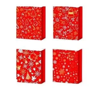 Torebka prezentowa M Boże Narodzenie brokat mix