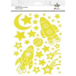 Naklejki świecące w ciemności 40szt. - Titanum