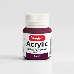 Farba akrylowa Brązowy 20 ml - Ideyka