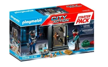 Zestaw City Action 70908 Starter Pack Włamanie do sejfu - Playmobil