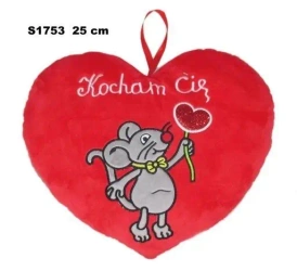 Poduszka Serce myszka 25cm - Sun-Day