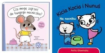 Kicia Kocia i Nunuś. Na nocniku + Czy mogę zajrzeć do twojego nocniczka? - Van Guido Genechten