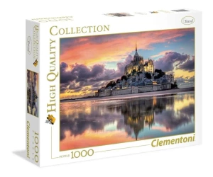 Puzzle 1000 HQ Le Magnifique Mont Saint-Miche - Clementoni